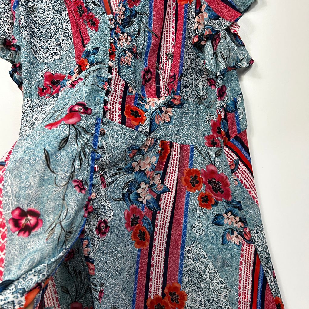Autograph Multicoloured Plus Size Maxi Dress - Size 20