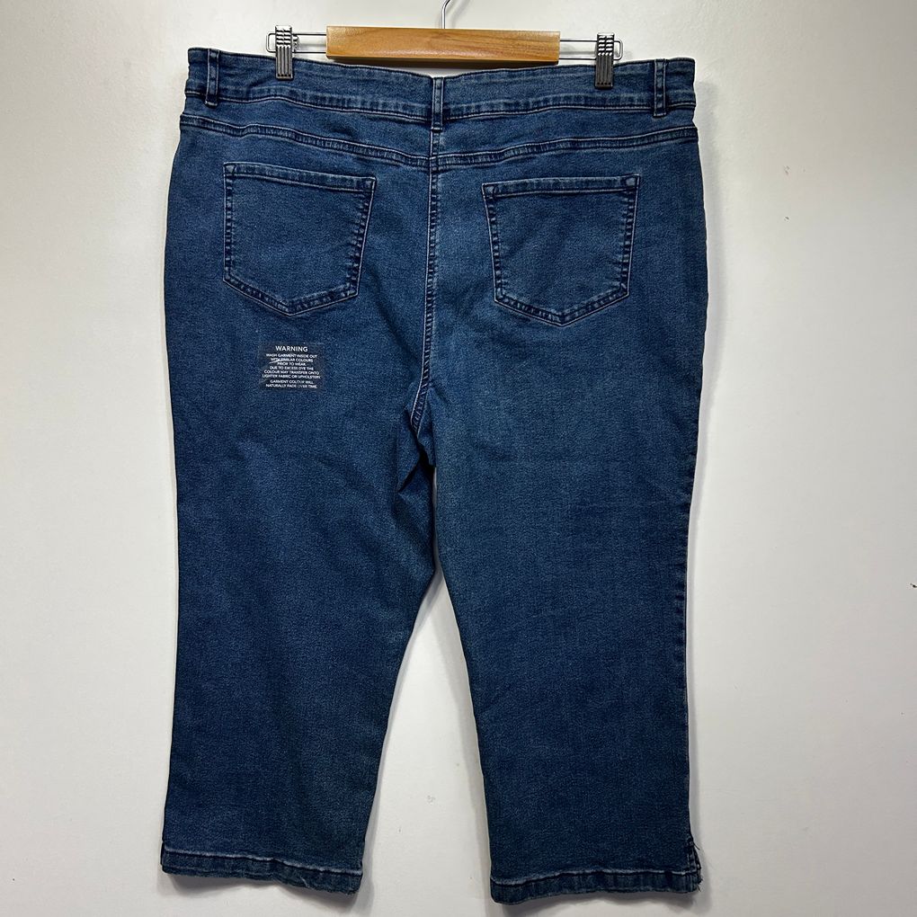 Millers Blue Straight Crop Jeans - Size 20