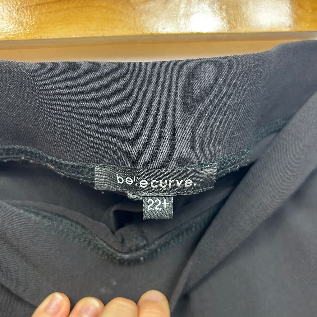 Bellecurve Black Plus Size Pants - Size 22+