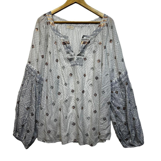 Lulasoul Printed Top - Size 2X