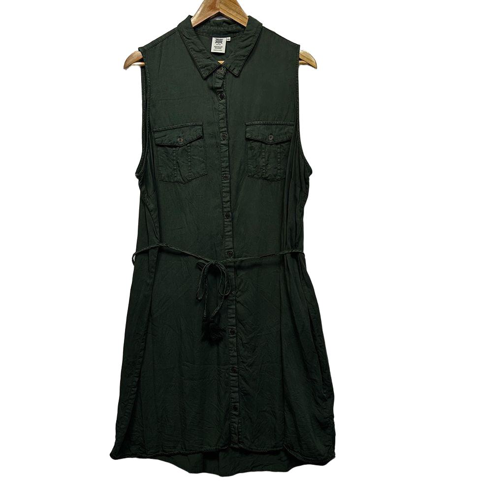 Rivers Sleeveless Shirt Dress - Size 20