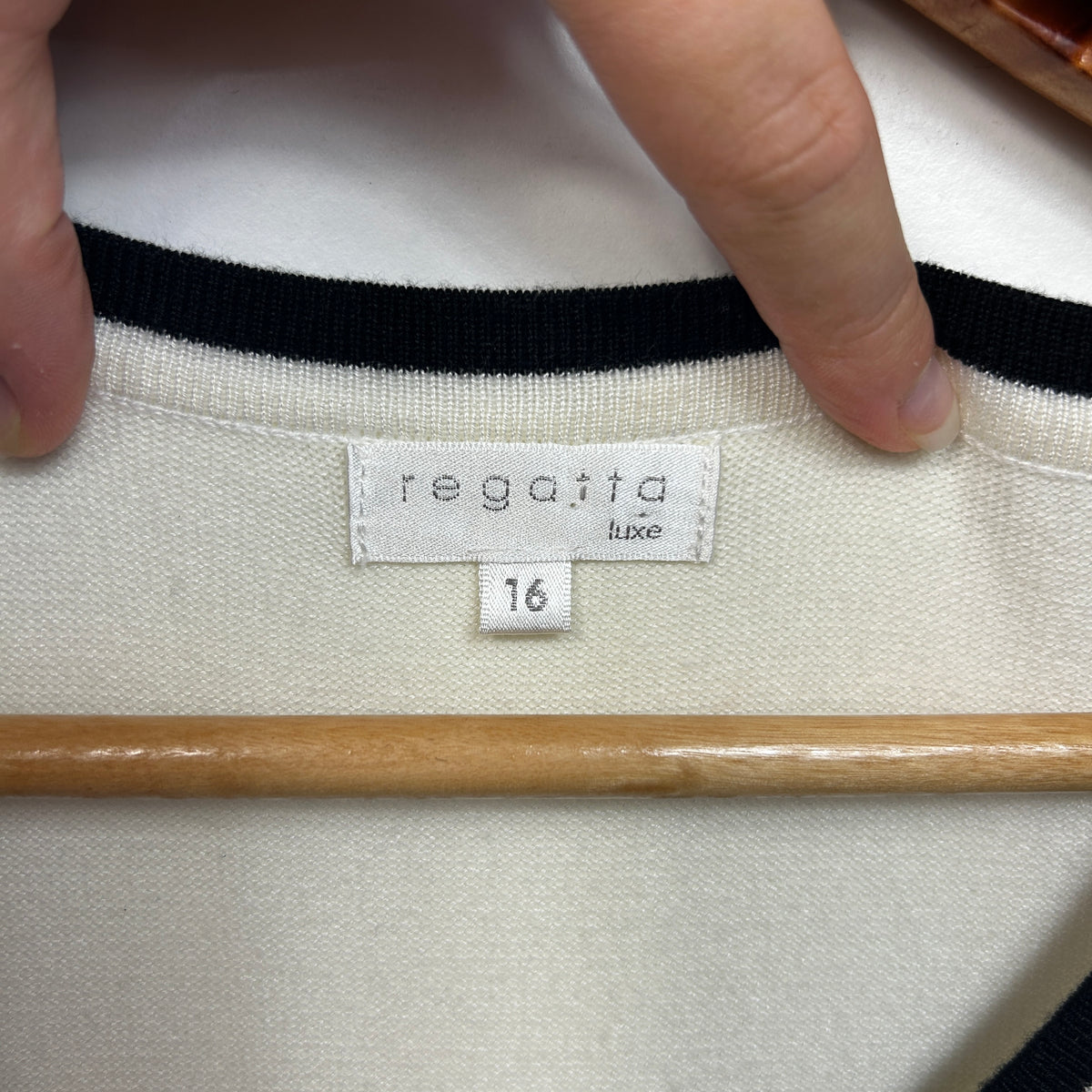Regatta Cream Knit Jumper - Size 16