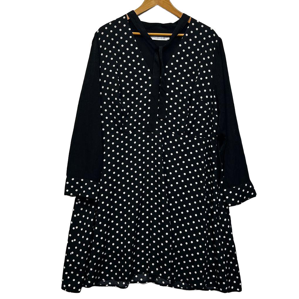 Atmos & Here Polka Dot Dress - Size 24