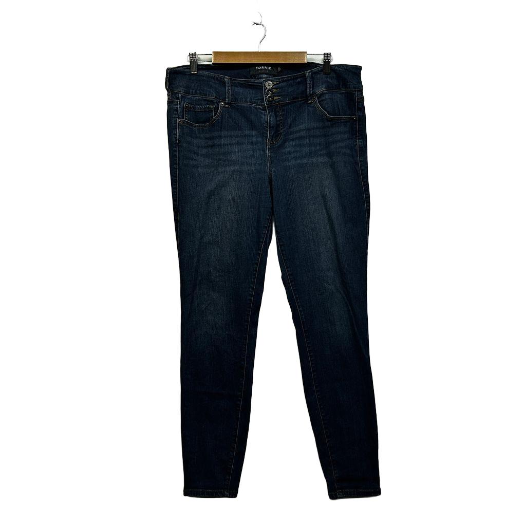 Torrid Blue Dark Wash Jeans - Size 18T