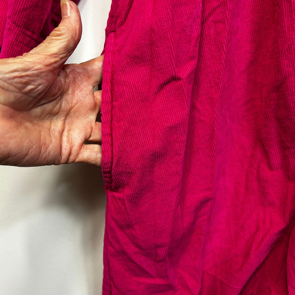 Keshet Pink Cotton Shirt Dress - Size M/L