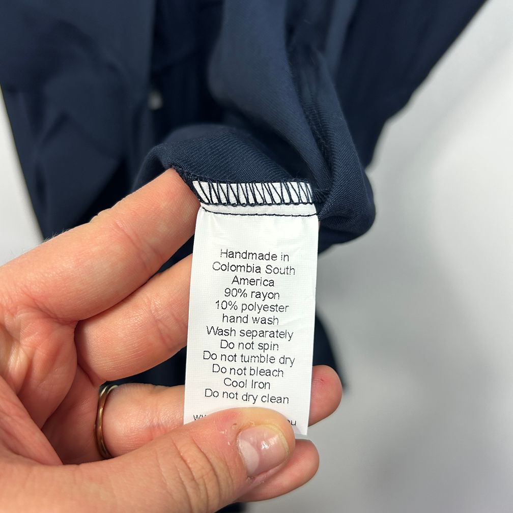 Carolina Navy Jumpsuit - Size ML