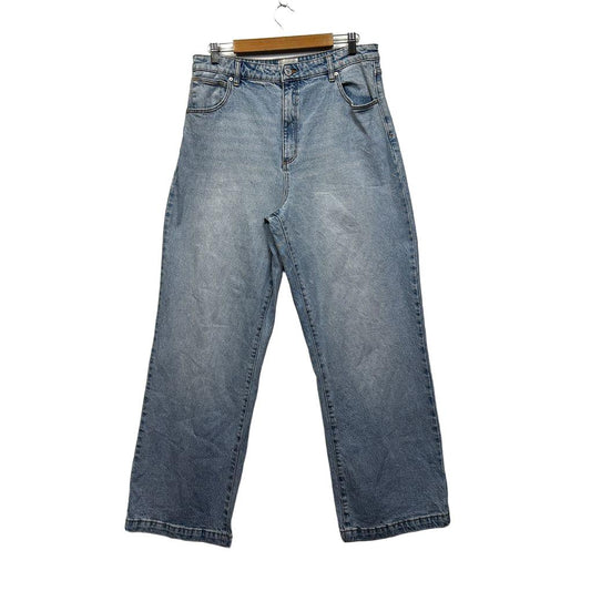 Abrand Light Blue Wide Leg Jeans - Size 16