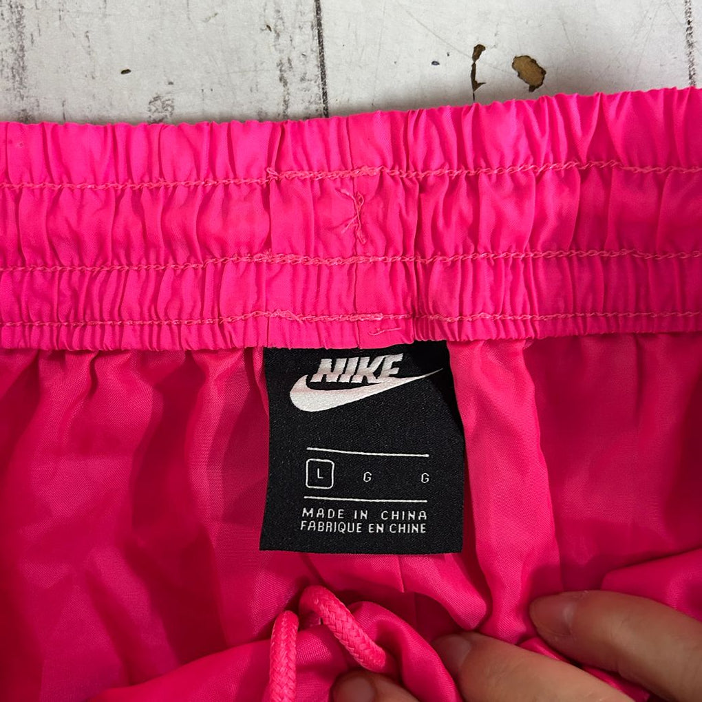 Nike Pink Activewear Track Pants - Size L