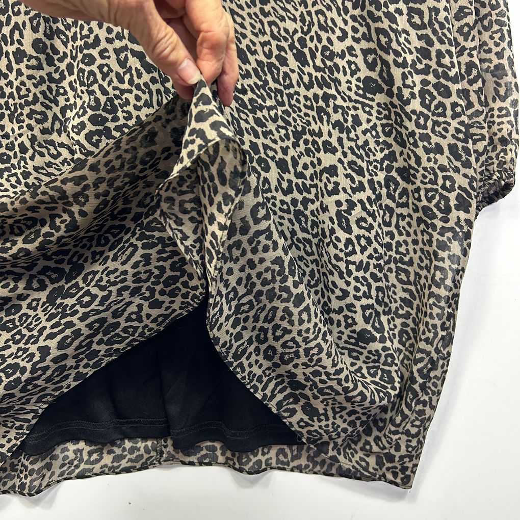 Katies Leopard Print Top - Size 16