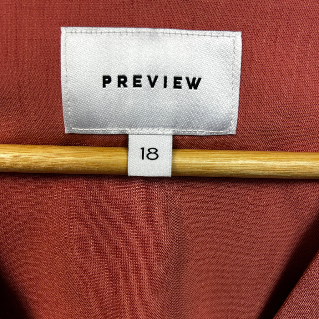 Preview Rust Sleeveless Vest - Size 18