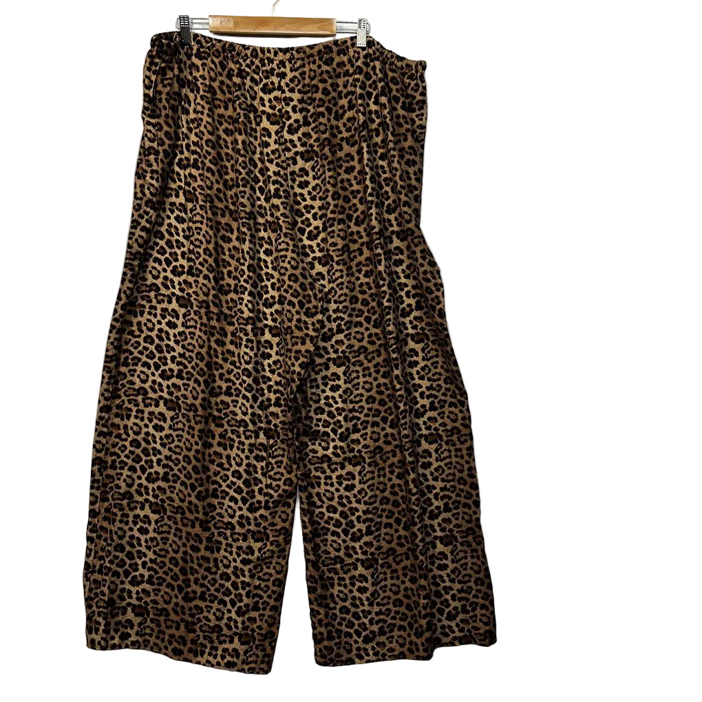 Avella Leopard Print Pants - Size 26