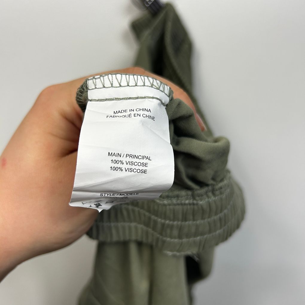 Rockmans Khaki Cargo Pants - Size 14