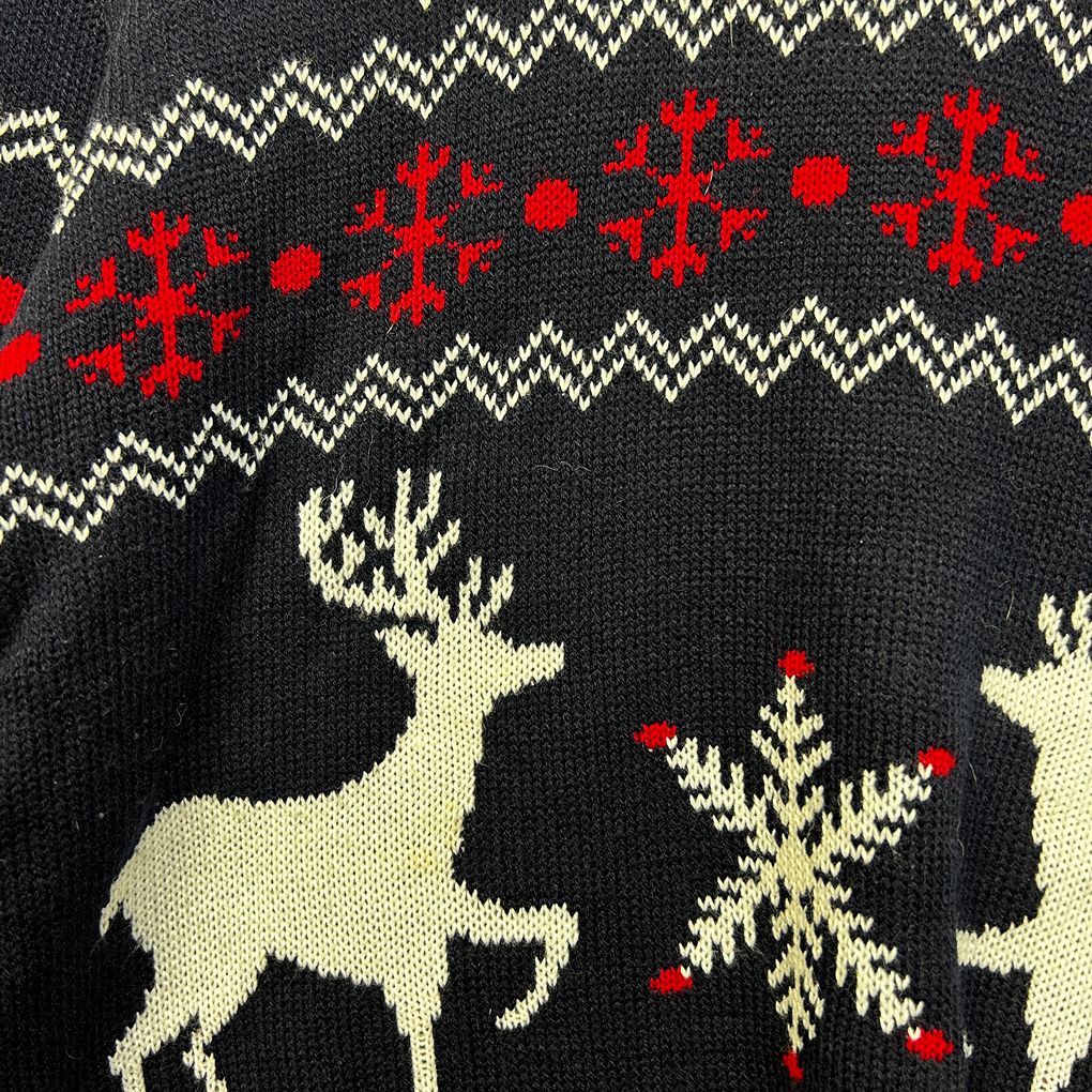 Cheeky Elf Ugly Christmas Jumper - Size L