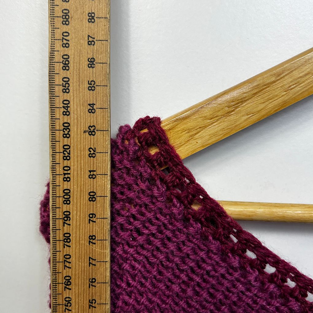 Multicoloured Knit Poncho - One Size