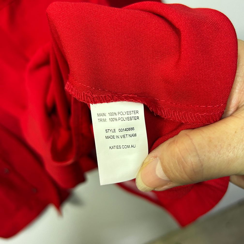 Katies Red Longline Plus Size Jacket - Size 20