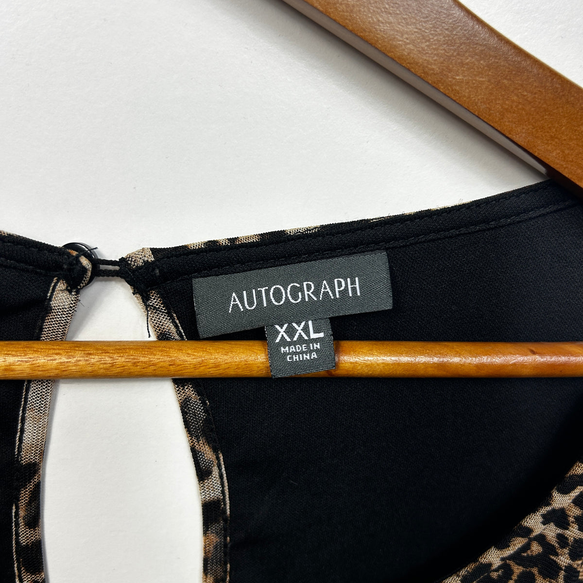 Autograph Leopard Print Plus Size Top - Size 2XL/24