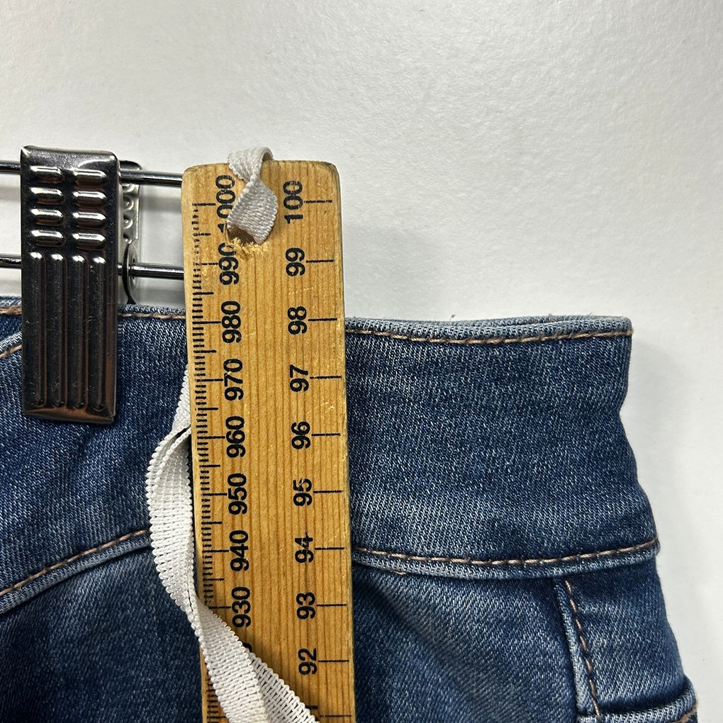 Just Jeans Blue Reformed Sky High Cropped Jeans - Size 18