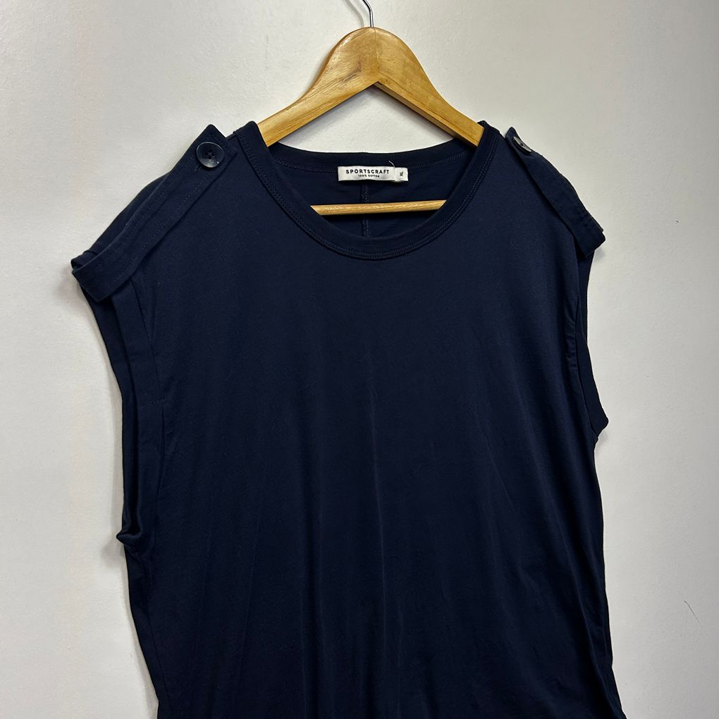 Sportscraft Navy Cotton Top - Size XL