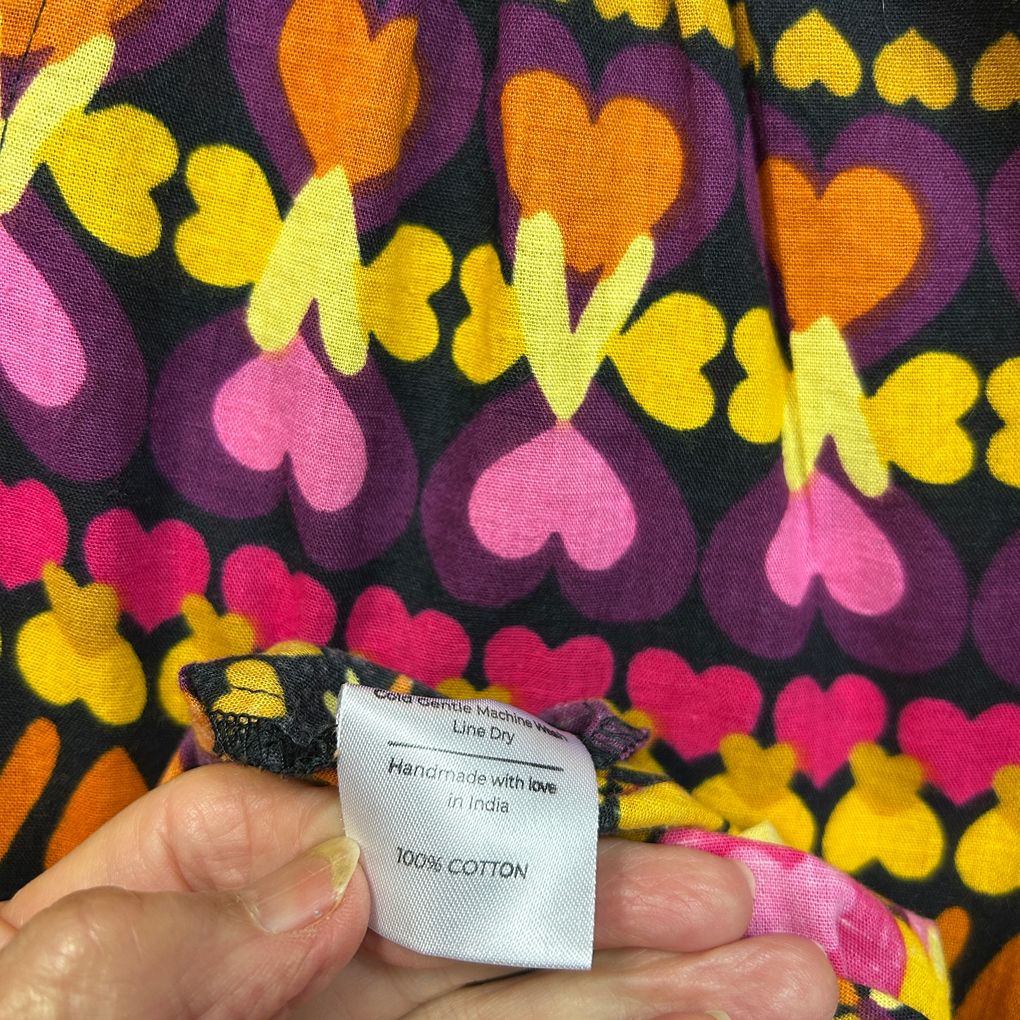 Keshet Multicoloured Print Cotton Shirt - Size L/XL