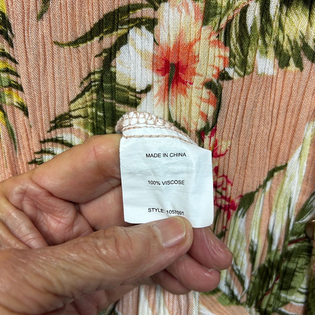 Rockmans Pink Floral Plus Size Dress - Size 22