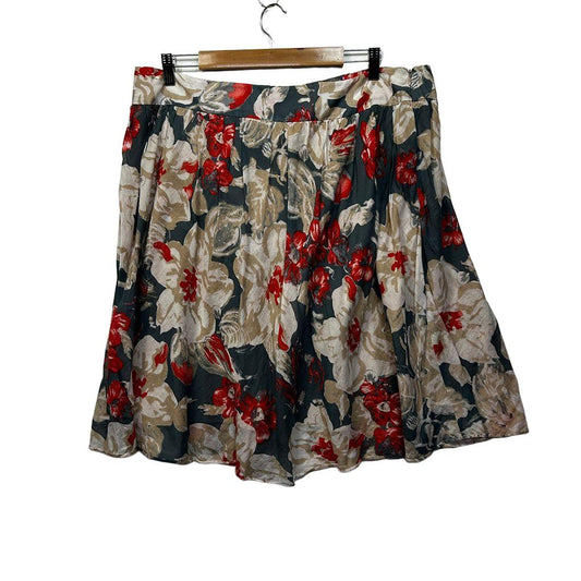 Laura Ashley Floral Skirt - Size 16