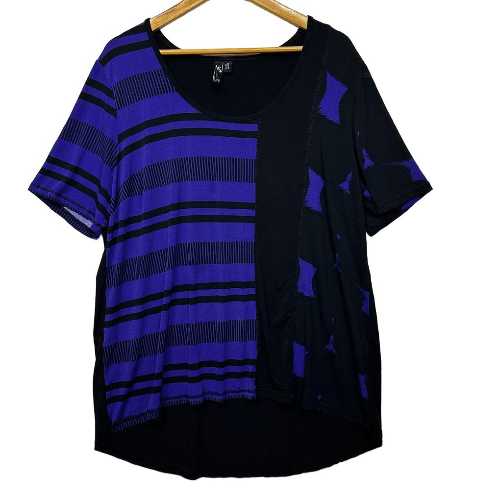 Taking Shape Striped Top - Size M