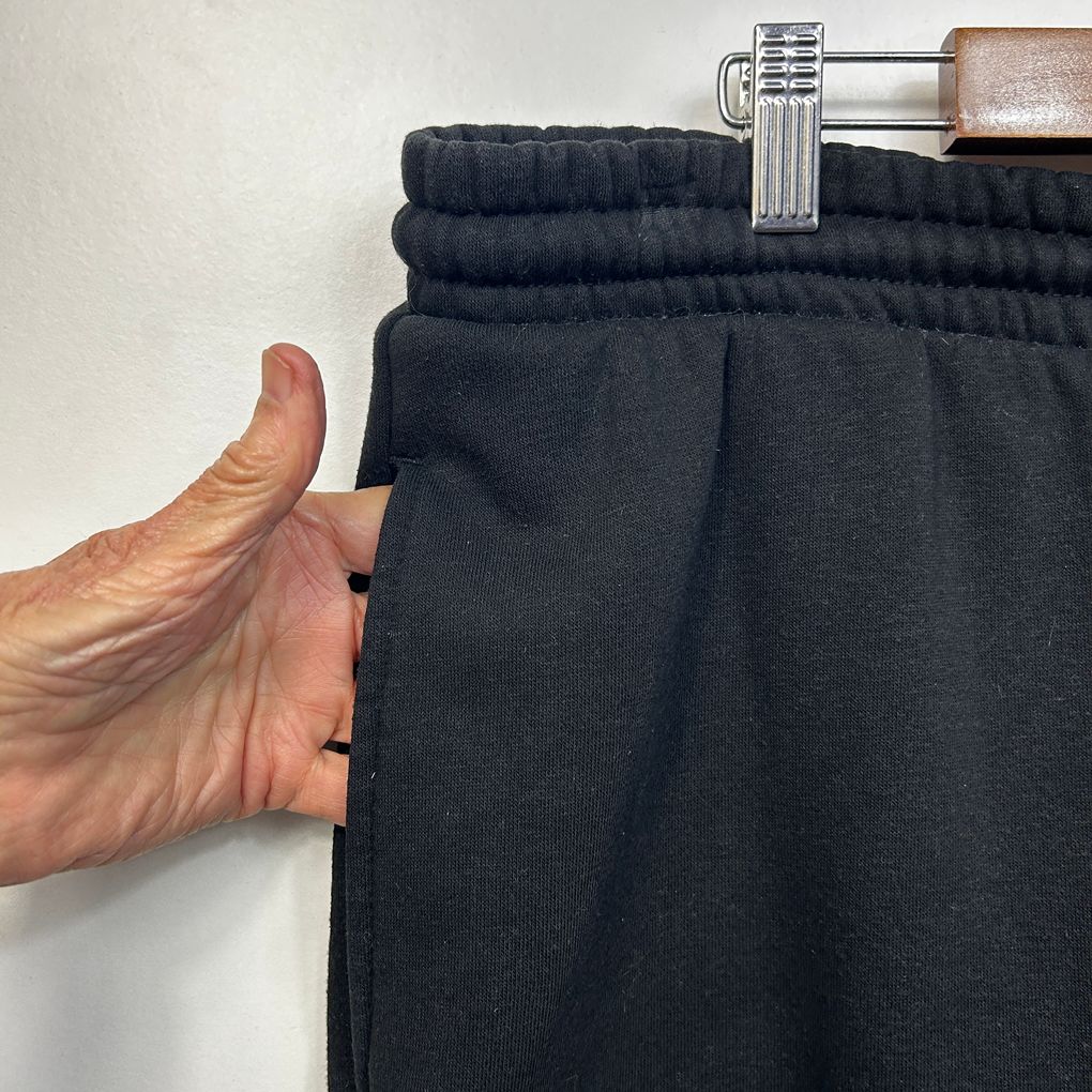 Anko Black Plus Size Cotton Track Pants - Size 22