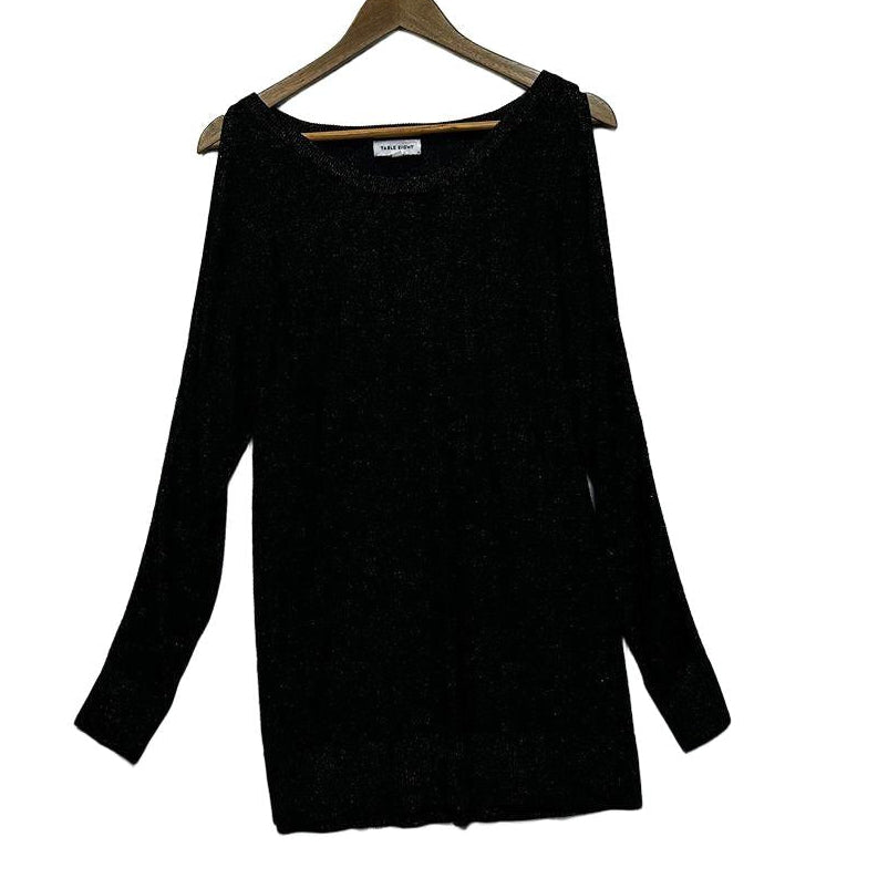Table Eight Metallic Knit Jumper - Size XL