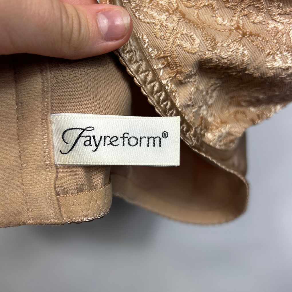 Fayreform Beige Plus Size Bra - Size 22DD