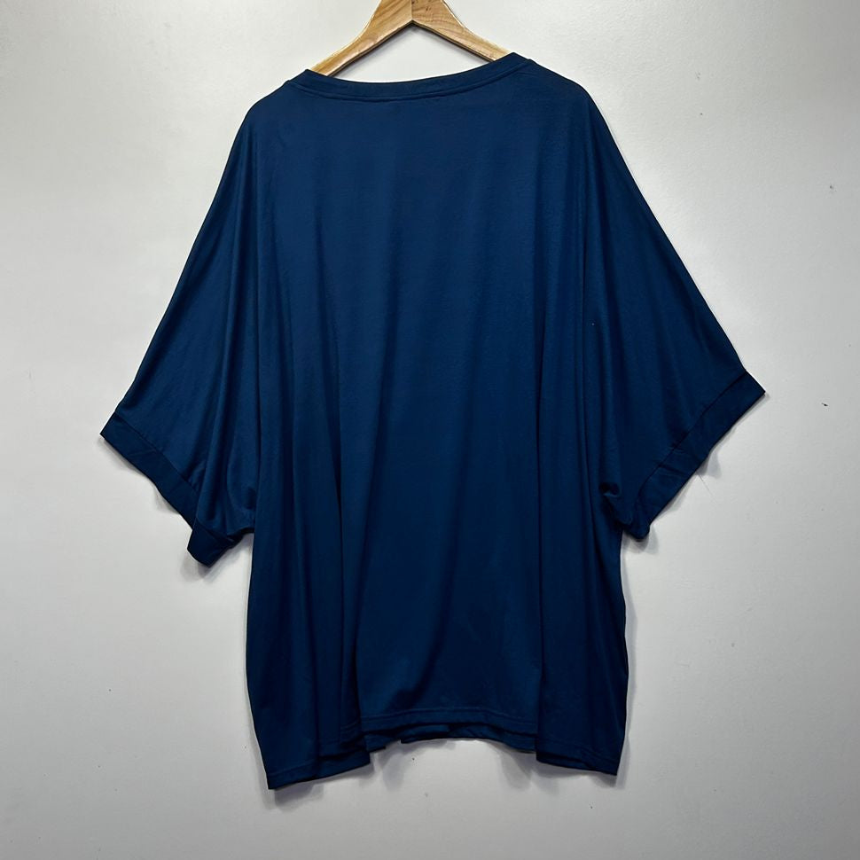 Bloomchic Blue Plus Size Embellished Star Top - Size 34