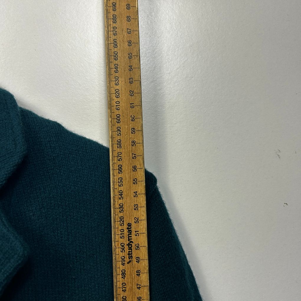 Laura Ashley Teal Wool Blazer - Size 14