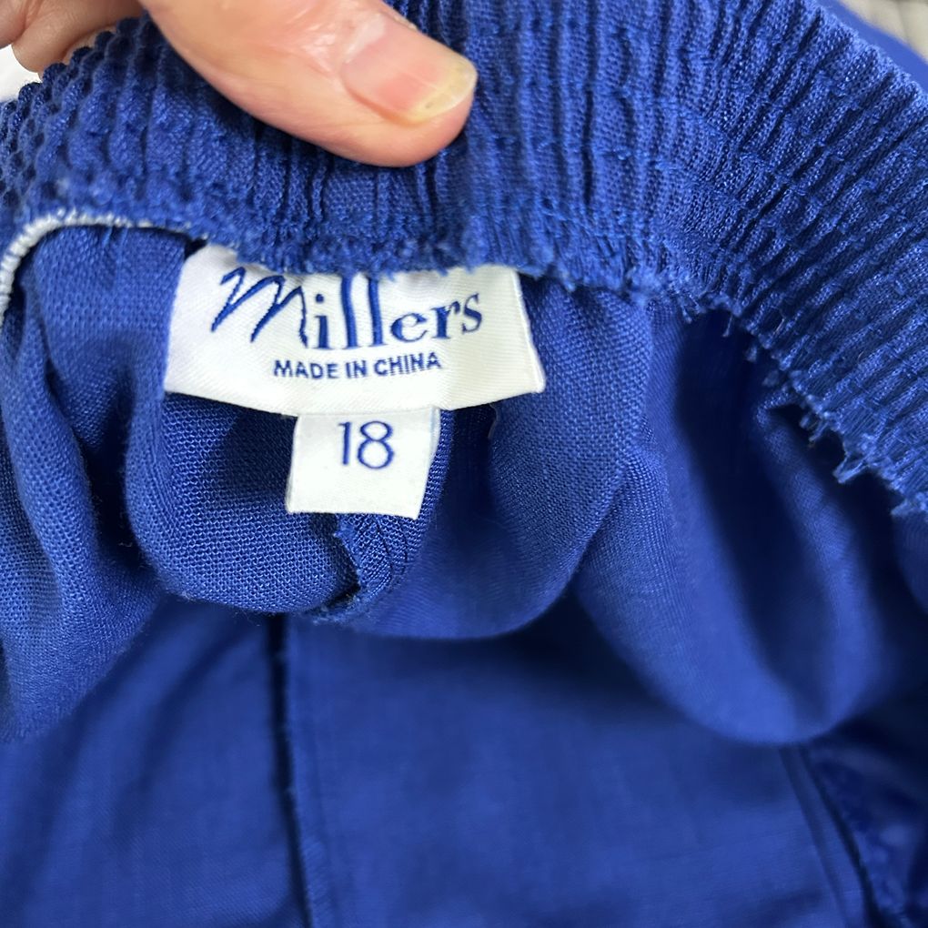 Millers Blue Shorts - Size 18
