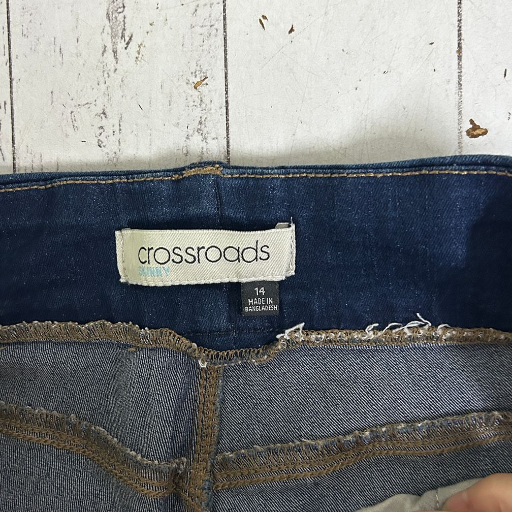 Crossroads Blue Skinny Jeans - Size 14