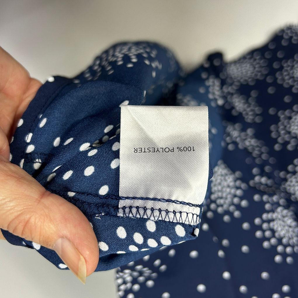 Millers Navy Spot Shirt - Size 22