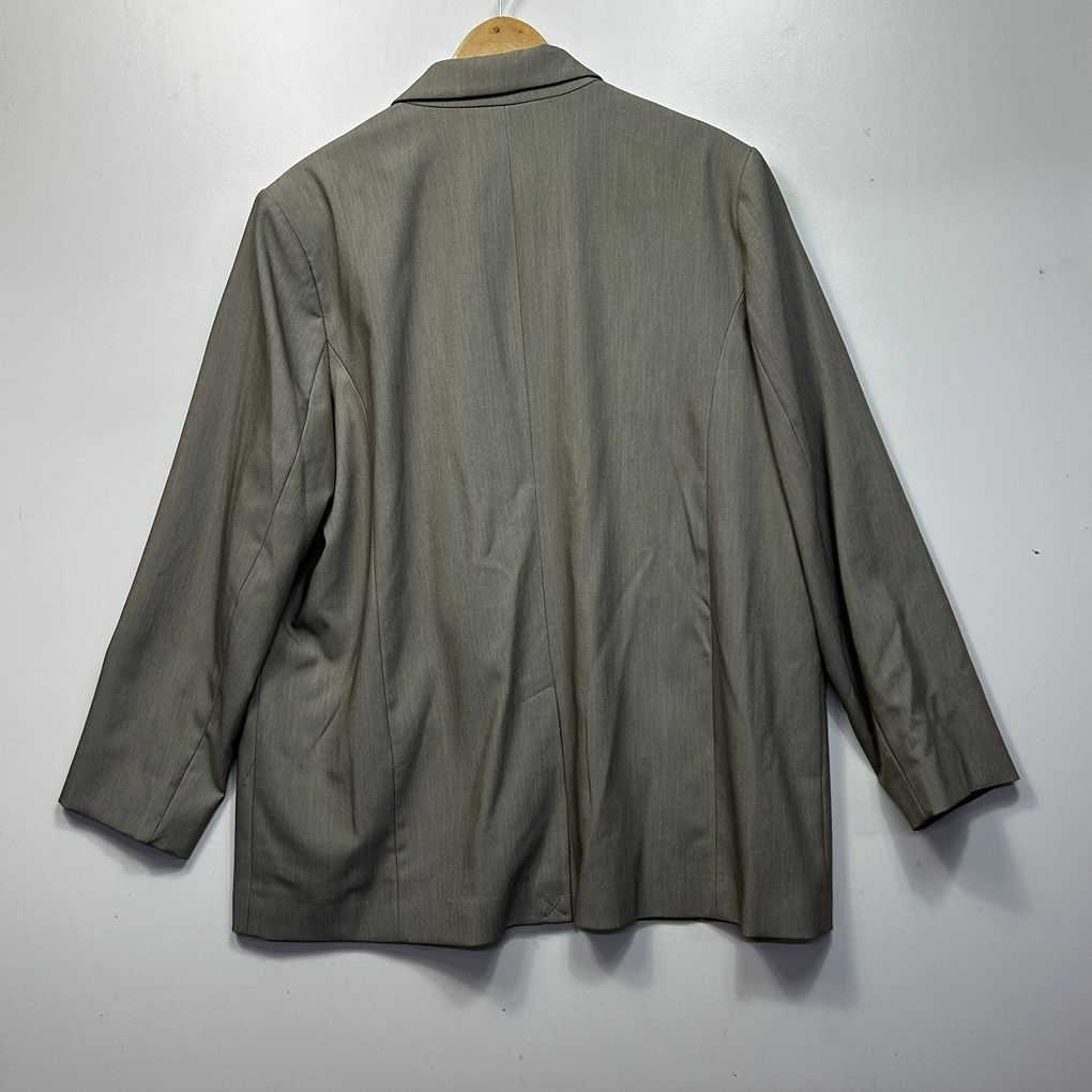 Preview Taupe Plus Size Blazer - Size 20
