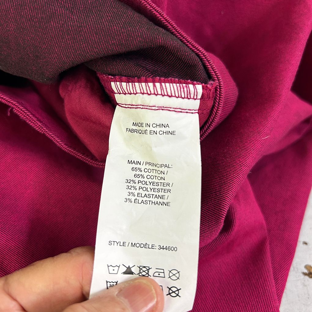 Capture Magenta Plus Size Cotton Pants - Size 20