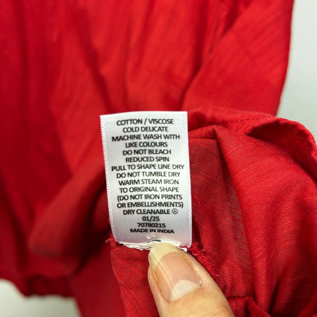 Target Curve Red Plus Size Cotton Top - Size 20
