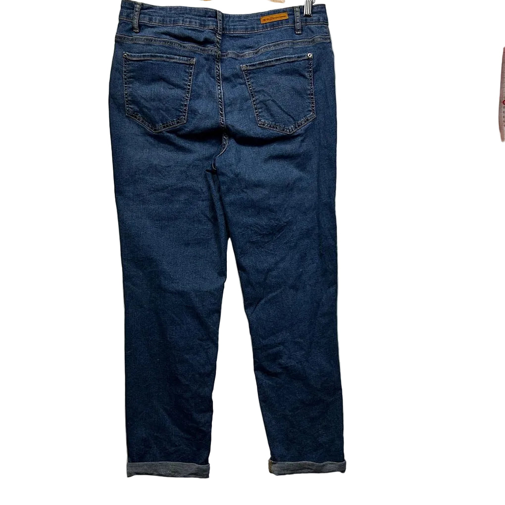 The 1964 Denim Company Blue Gracie Girlfriend Jeans - Size 14