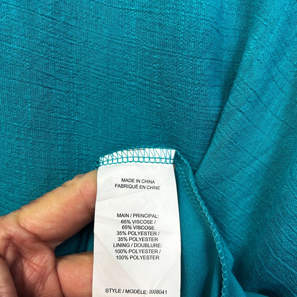 Millers Teal Embellished Top - Size 20