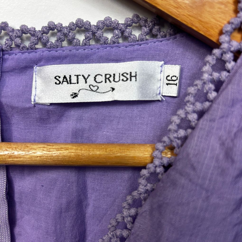 Salty Crush Purple Dress - Size 16