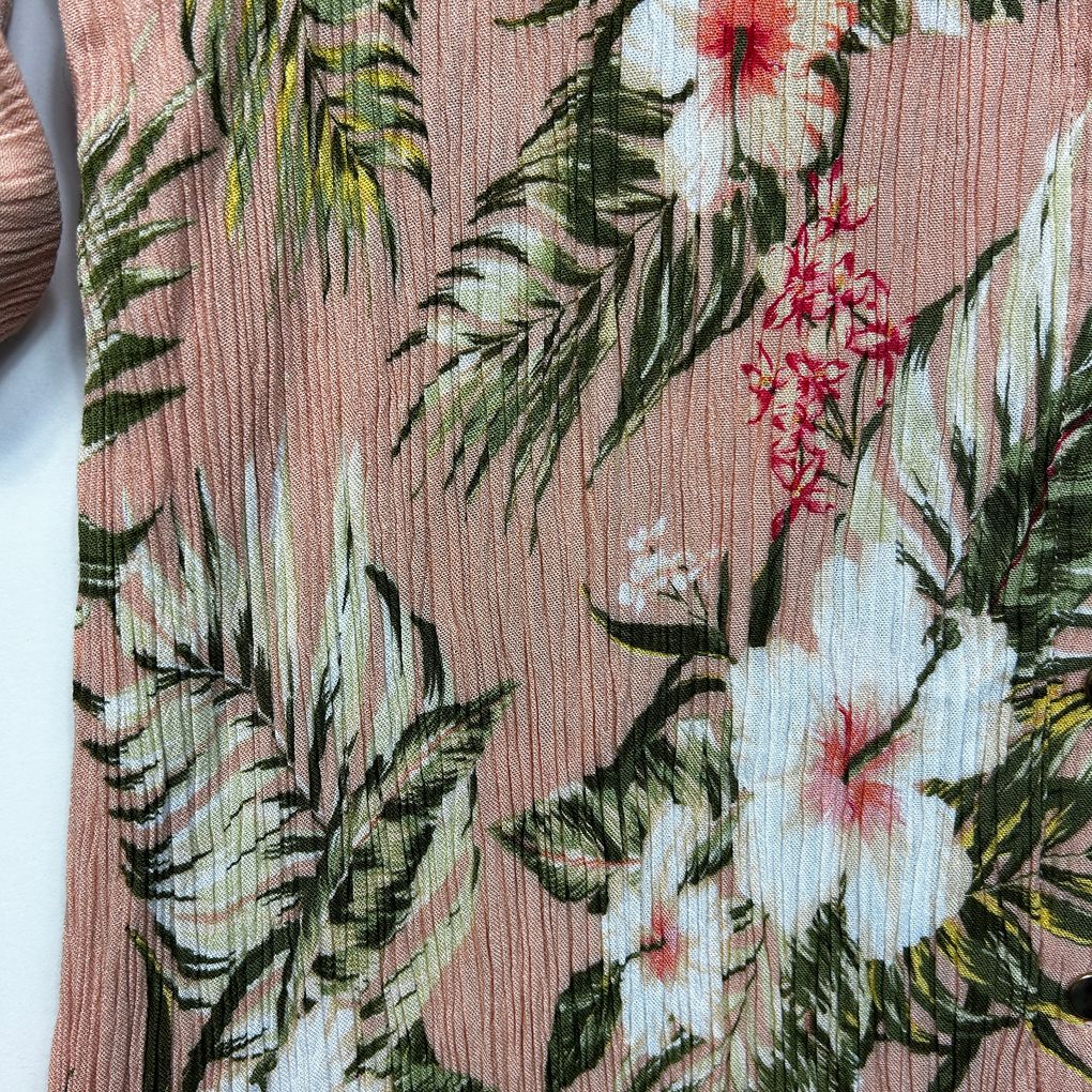 Rockmans Pink Floral Plus Size Dress - Size 22