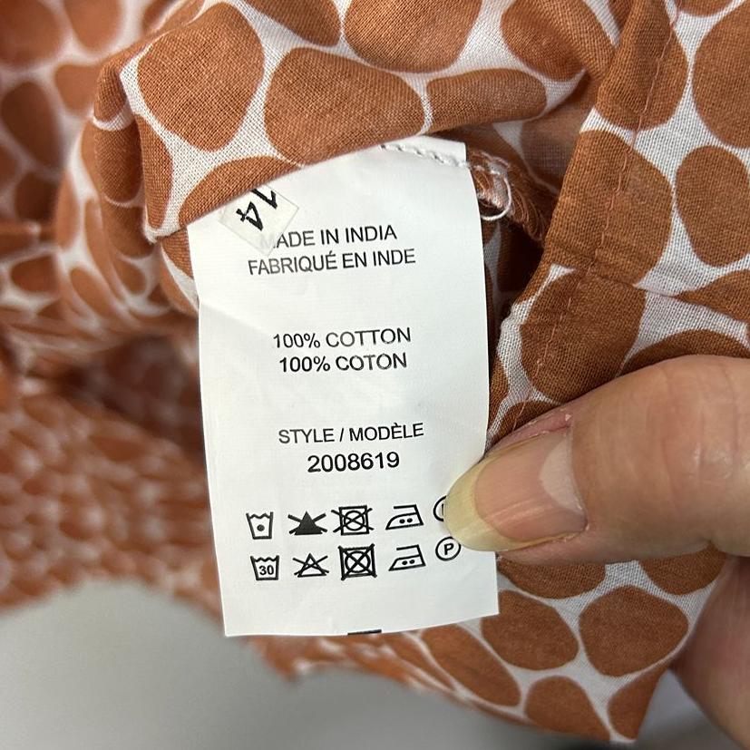 Millers Tan Cotton Top - Size 22