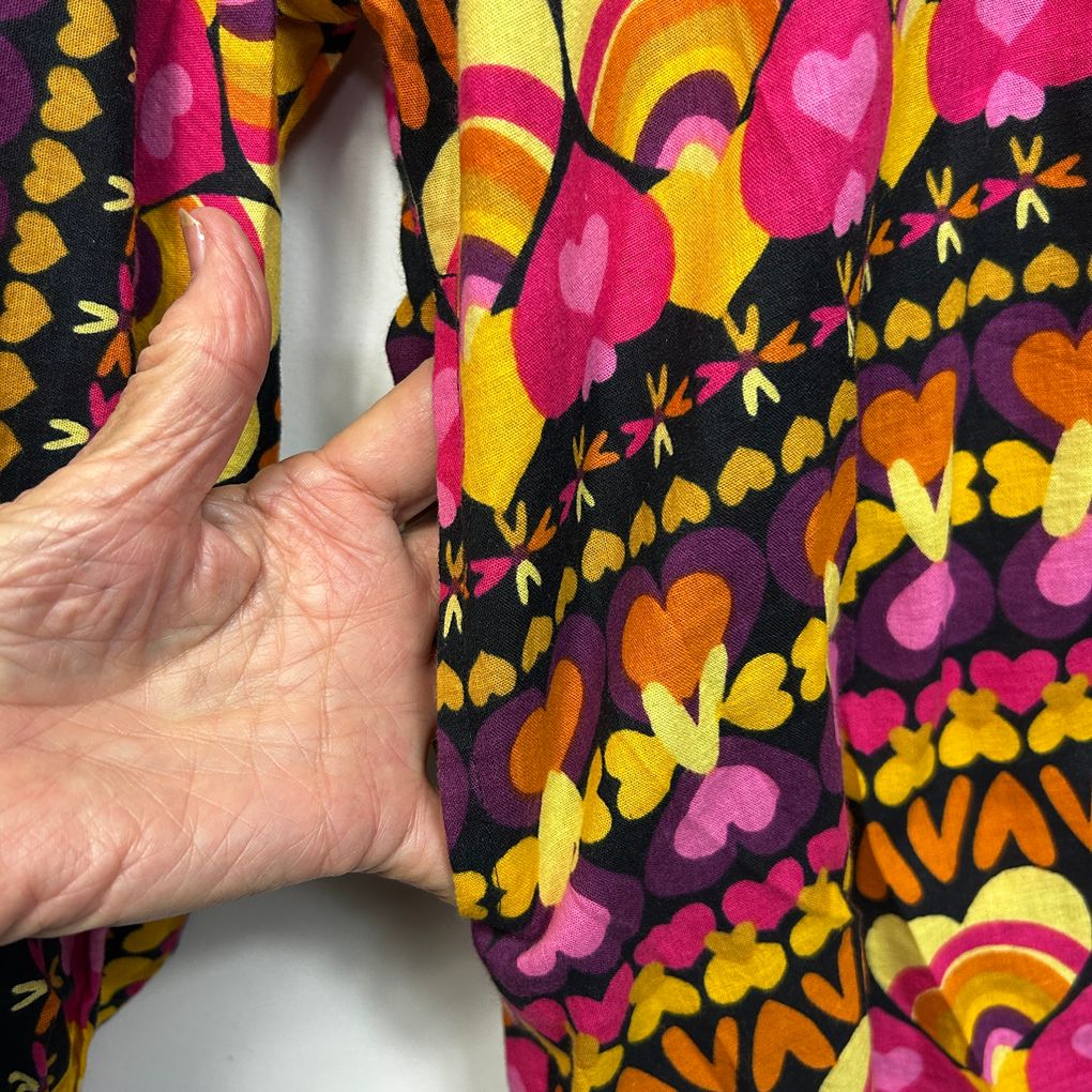 Keshet Multicoloured Print Cotton Shirt - Size L/XL