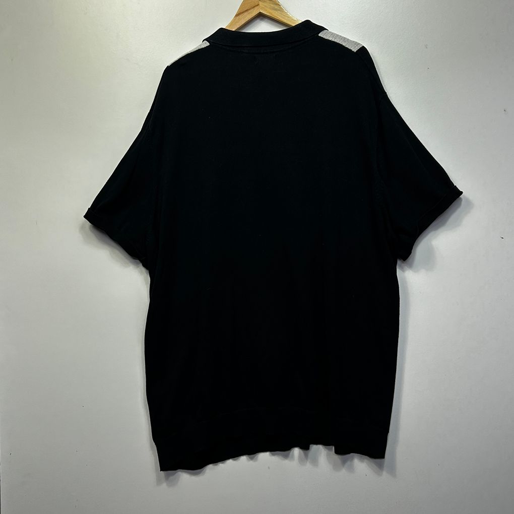Axl+Co Black Cotton Polo Shirt - Size 7XL