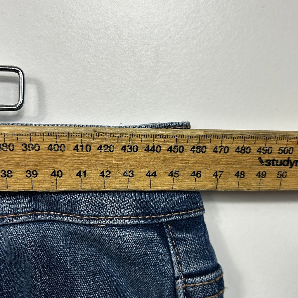Just Jeans Blue Reformed Sky High Cropped Jeans - Size 18