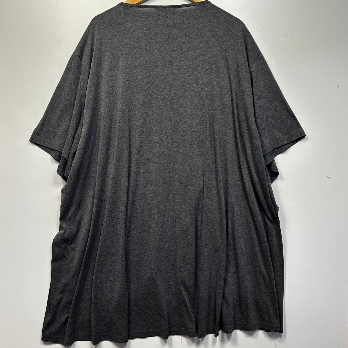 Bloomchic Grey Plus Size Layered Front Top - Size 30 - 34