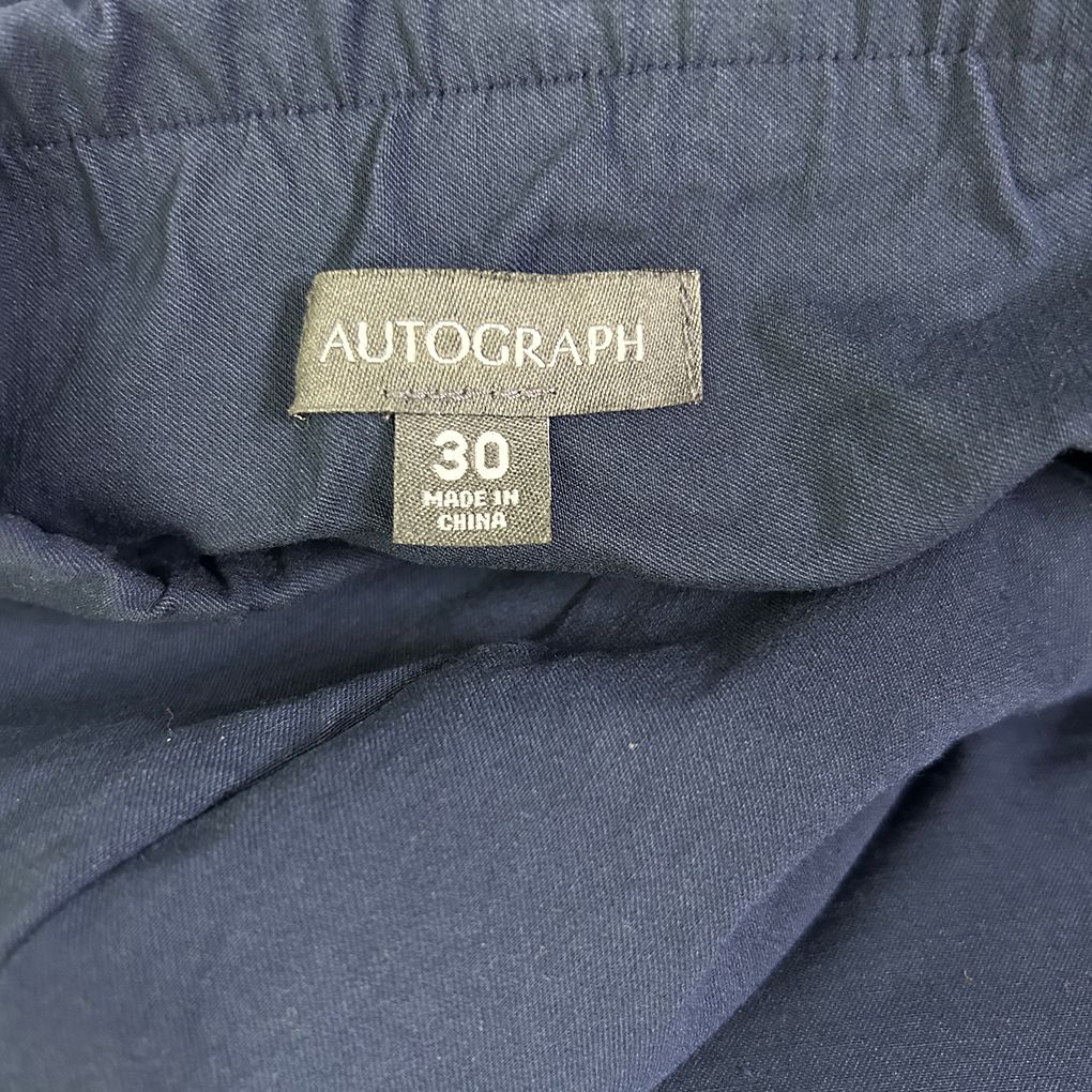 Autograph Navy Plus Size Pants - Size 30