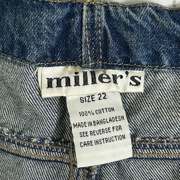 Millers Blue Denim Shorts - Size 22