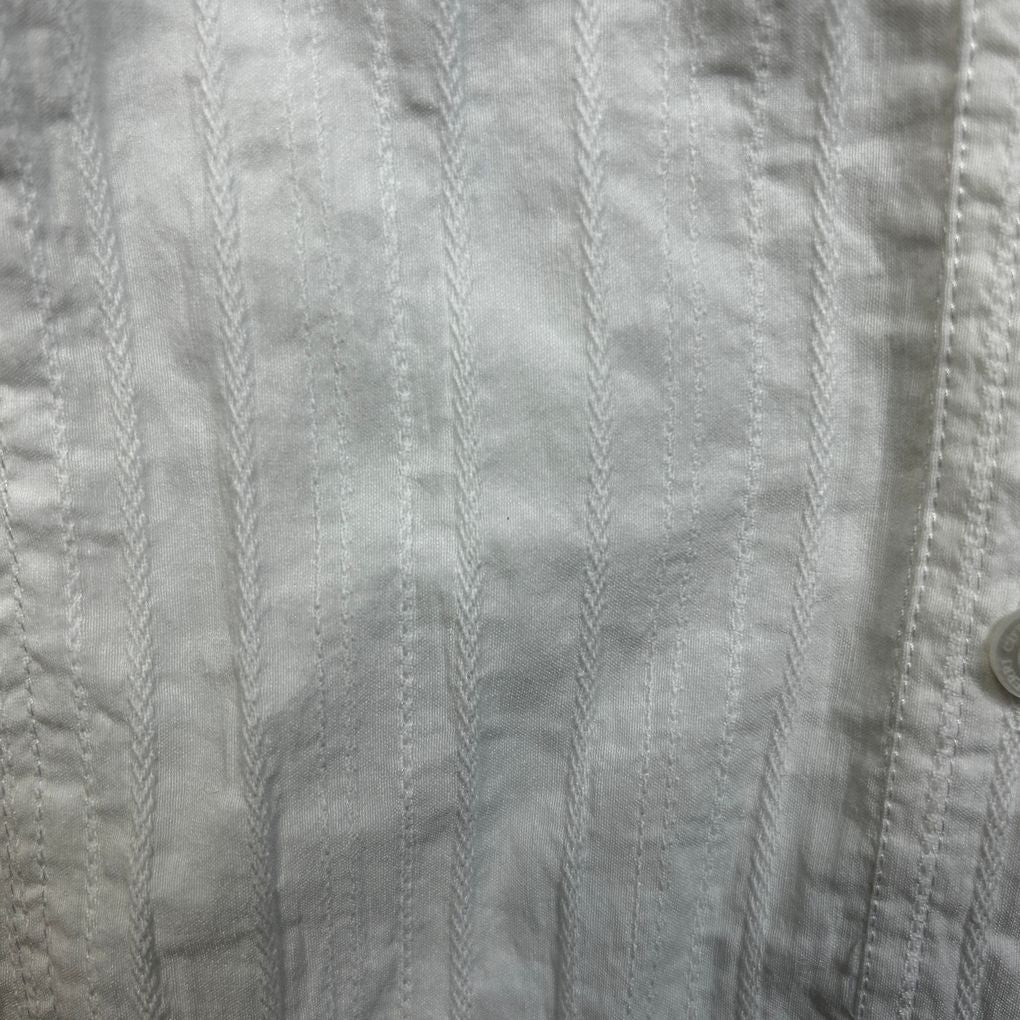 Perri Cutten White Cotton Shirt - Size 16