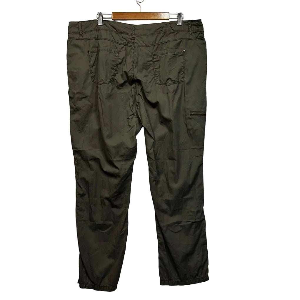 Crossroads Black Cotton Pants - Size 20